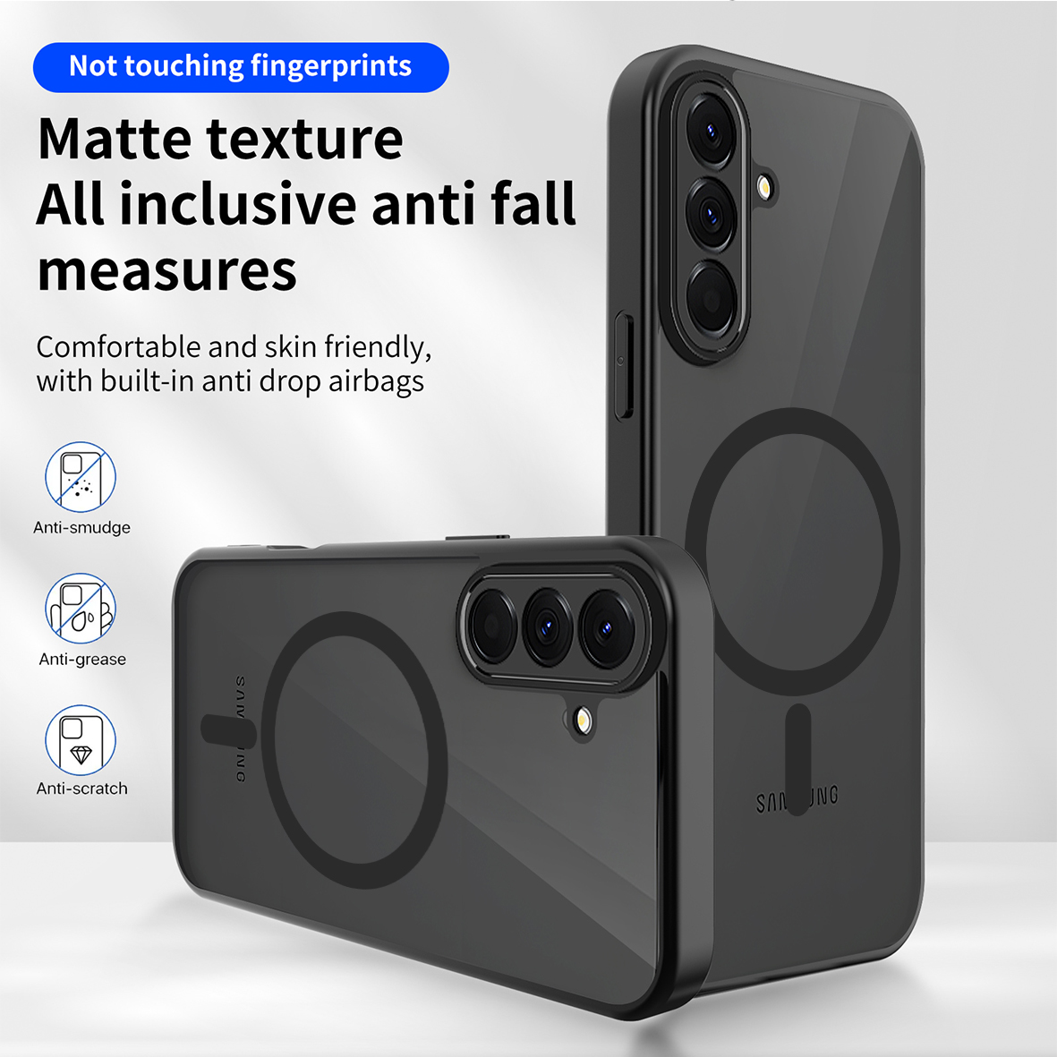 Phone Accessories Online Shop - Matte telefoonhoes voor Samsung Galaxy A56