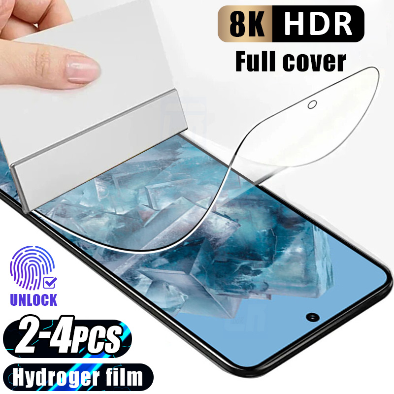 Google Pixel 8A - 2-4 Stuks Siliconen Flexibele Hydrogel Zachte