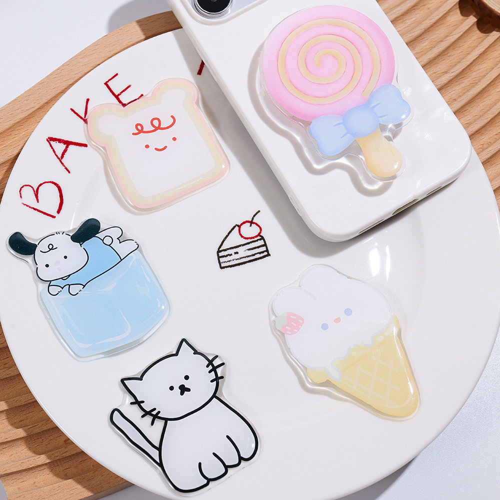 Pop Socket Grip - Leuke Cartoon Grip Tok Acryl Opvouwbare