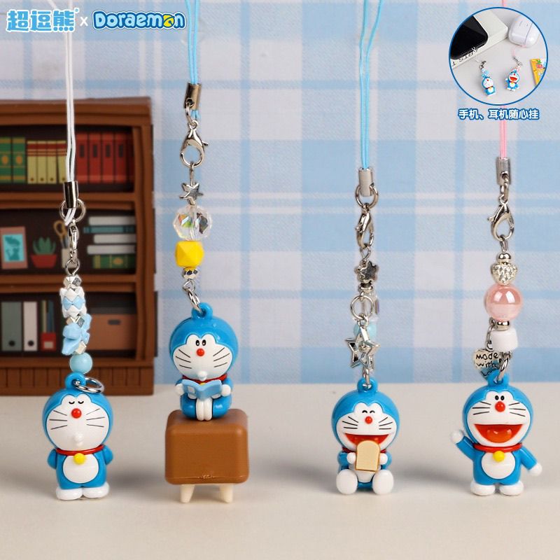 Phone Accessories Chain - Doraemon poppen sleutelhanger creatieve kat hanger