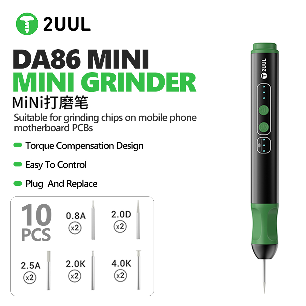Phone Sanitizer Uv - 2UUL DA86 Mini Slijppen Set met