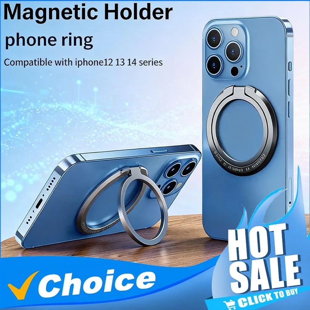 Pop Socket Grip - Magnetische telefoonringhouder met afneembare vingergreep en