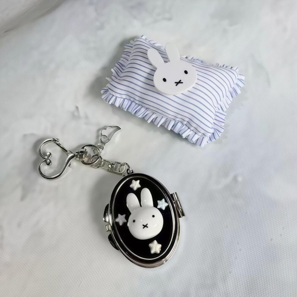 Phone Accessories Chain - Kawaii Miffy Make-upspiegel Creativiteit Y2k Metalen