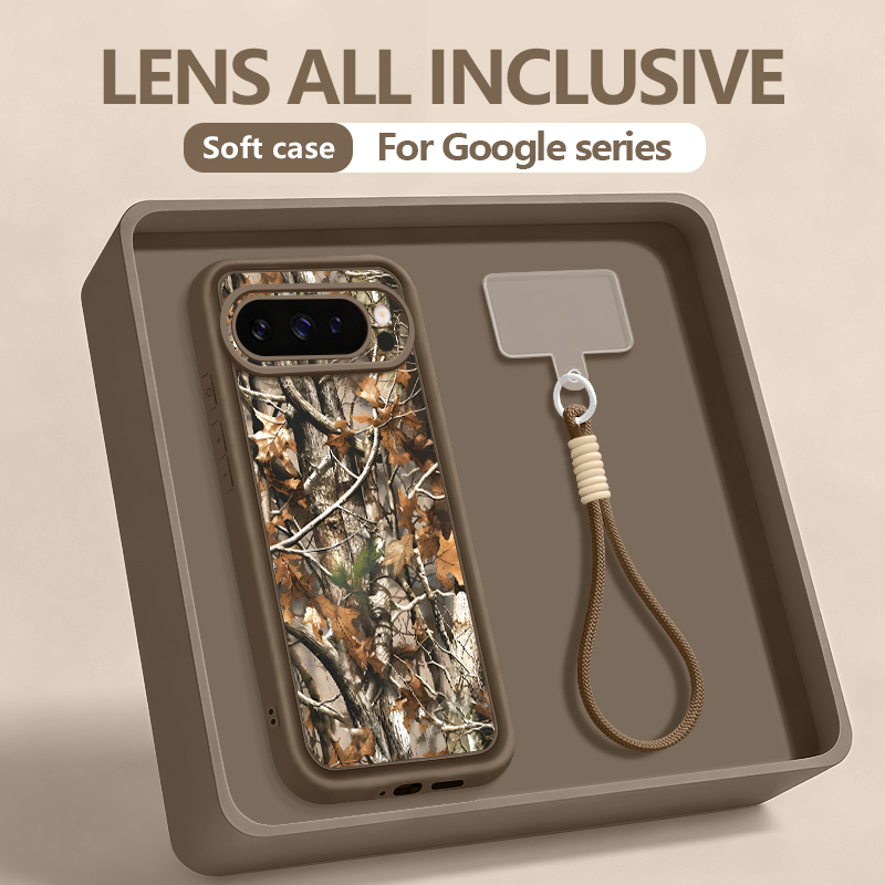Google Pixel 8A - Telefoonhoesje van TPU met bosjachtprint voor