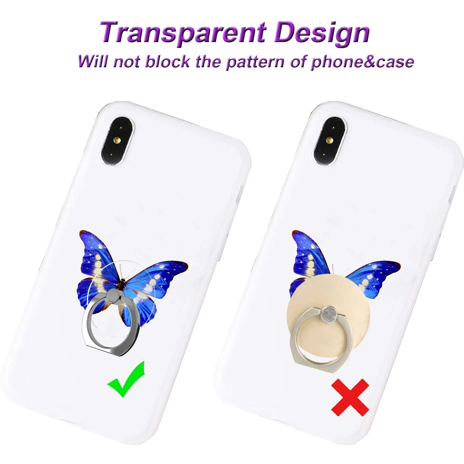 Transparante mobiele telefoon  - Pop Socket Grip recensie en prijs