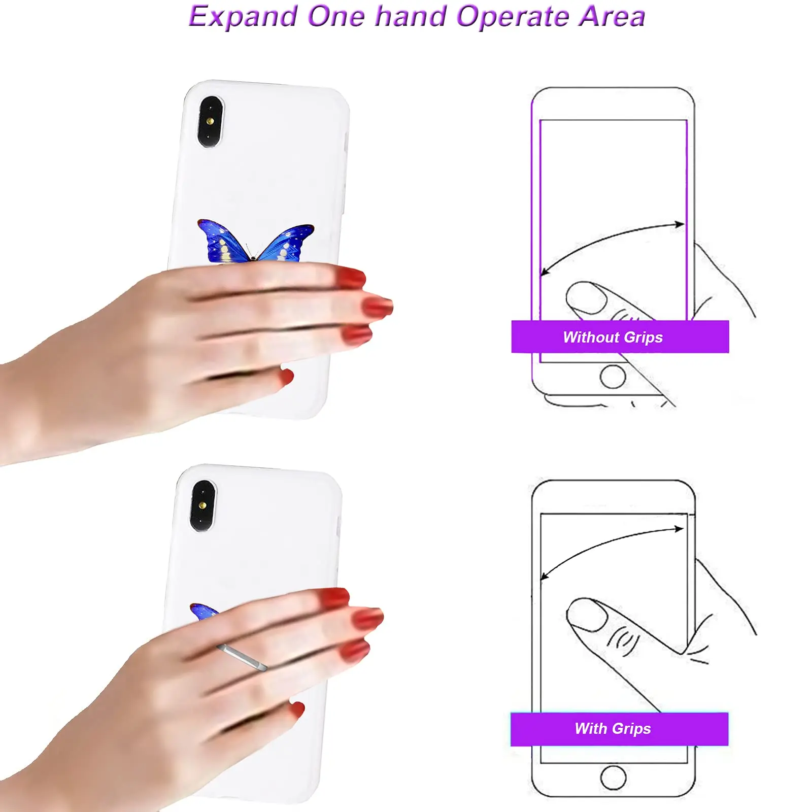 Transparante mobiele telefoon  - Pop Socket Grip recensie en prijs