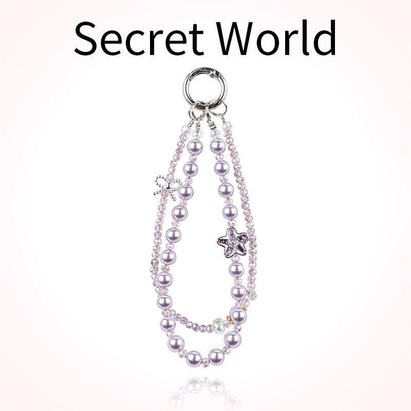 Modieuze parel- en kristallen  - Phone Accessories Chain recensie en prijs