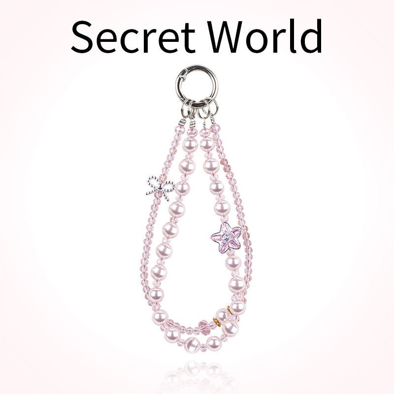 Modieuze parel- en kristallen  - Phone Accessories Chain recensie en prijs