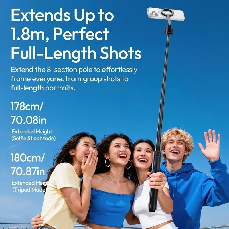 Originele Ulanzi SK21 Magnetis - Selfie Stick Tripod recensie en prijs